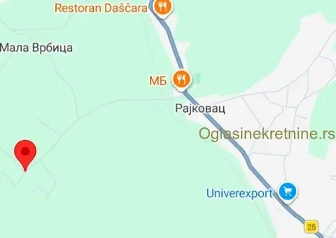 Ekskluzivan plac 50 ari uz asfalt, Kosmaj, Mala Vrbica (Mladenovac) - 5/6